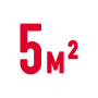 5 м² 5 м²